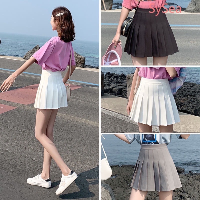 [ XẢ KHO ] CHÂN VÁY TENNIS TRƠN ULZZANG + XẾP LY / VÁY QUẦN / GIẢ VÁY /DẬP LY